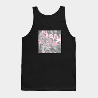 Demigirl Pride Abstract Swirled Spilled Paint Tank Top